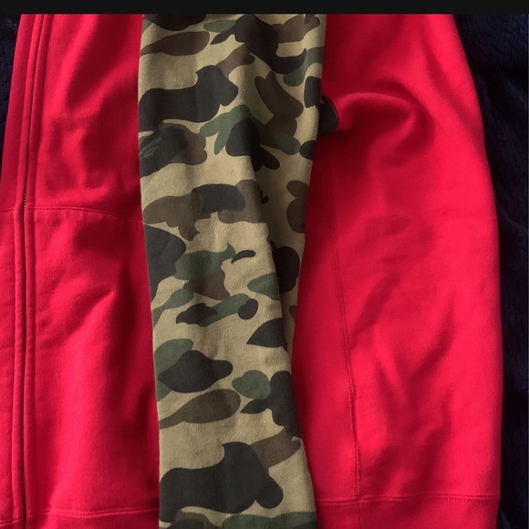 Red/green bape jacket - Picture 4 of 10